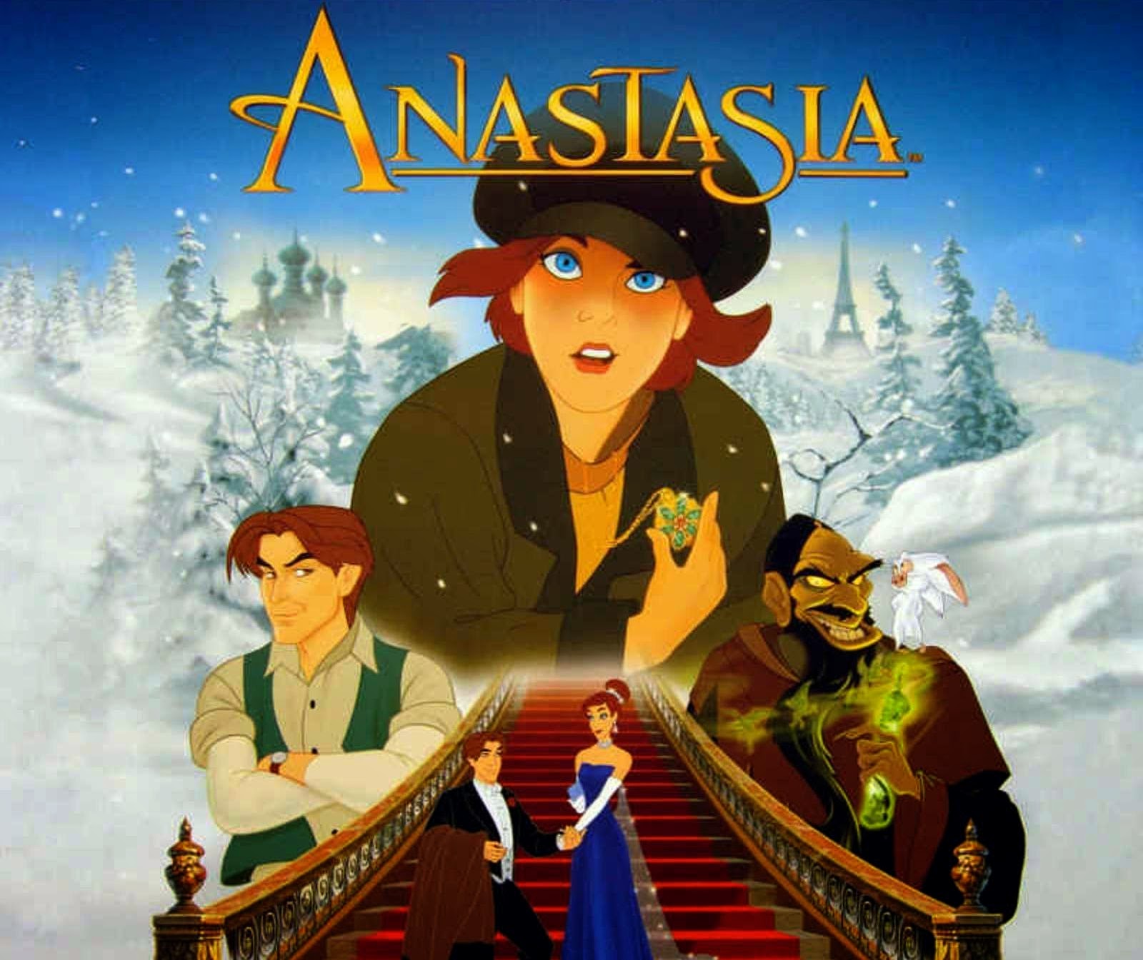 Anastasia film d'animation pour enfants sorti au cinéma en 1998
