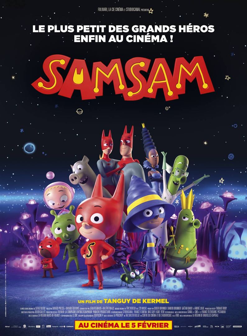 Masque Samsam pour déguisement, masques enfant et monstre Samsam