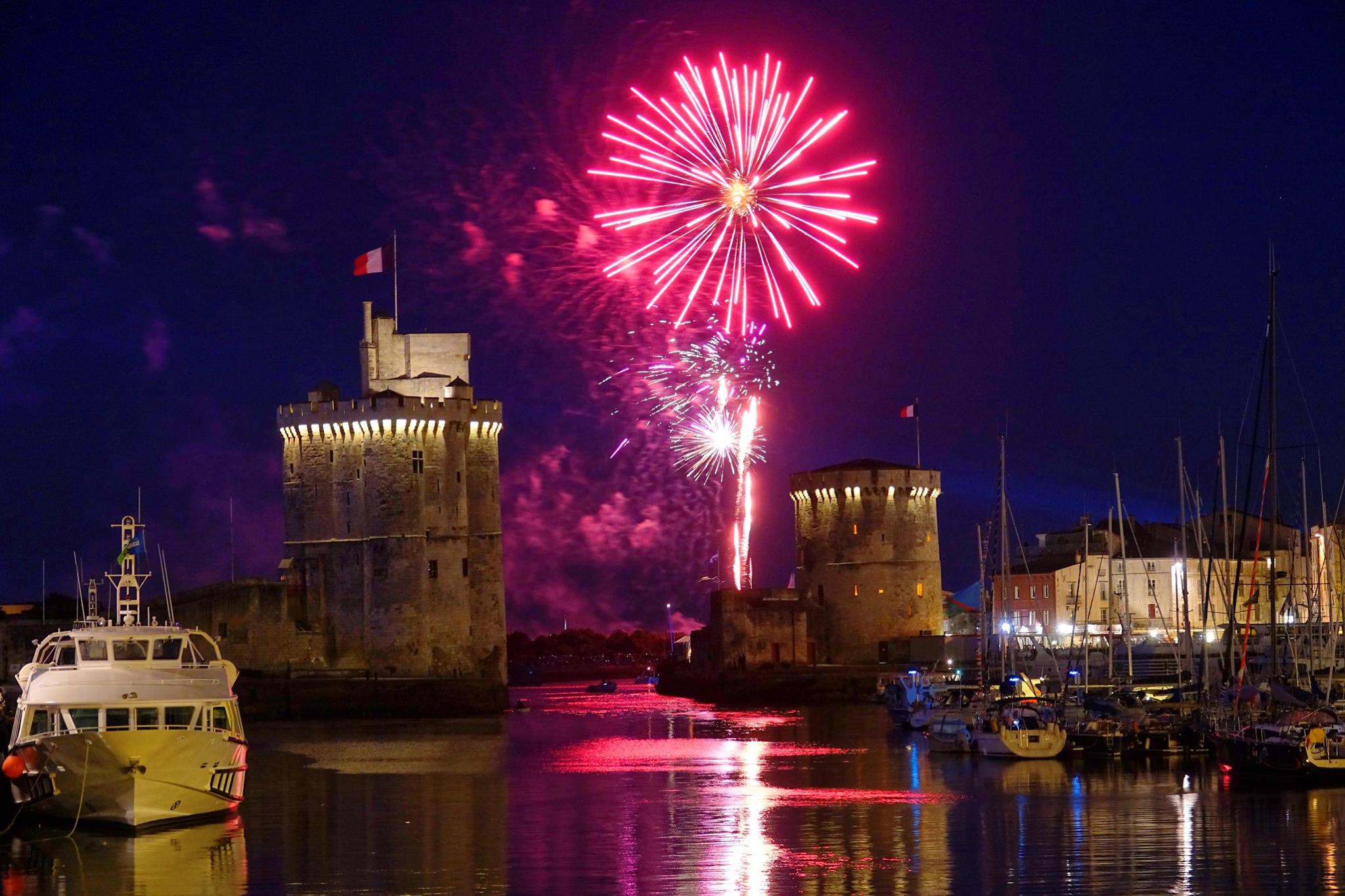 Feux d'artifice du 14 juillet 2024 à La Rochelle en famille Citizenkid