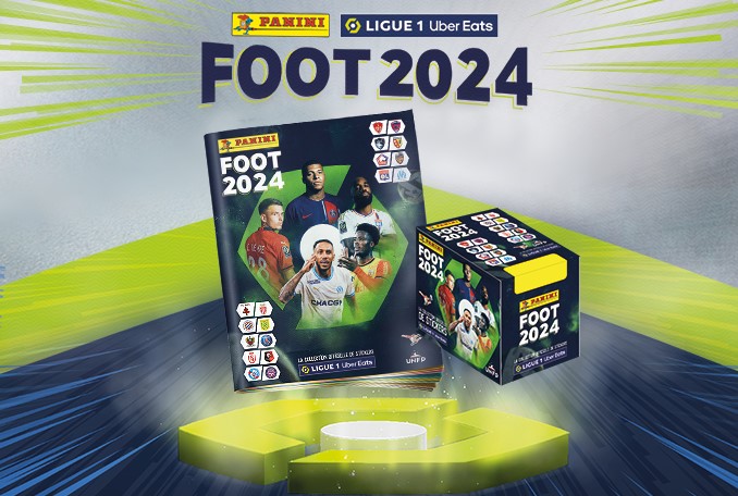 Panini Foot 2024 Ligue 1 Uber Eats Album + 2 Pochettes + 2