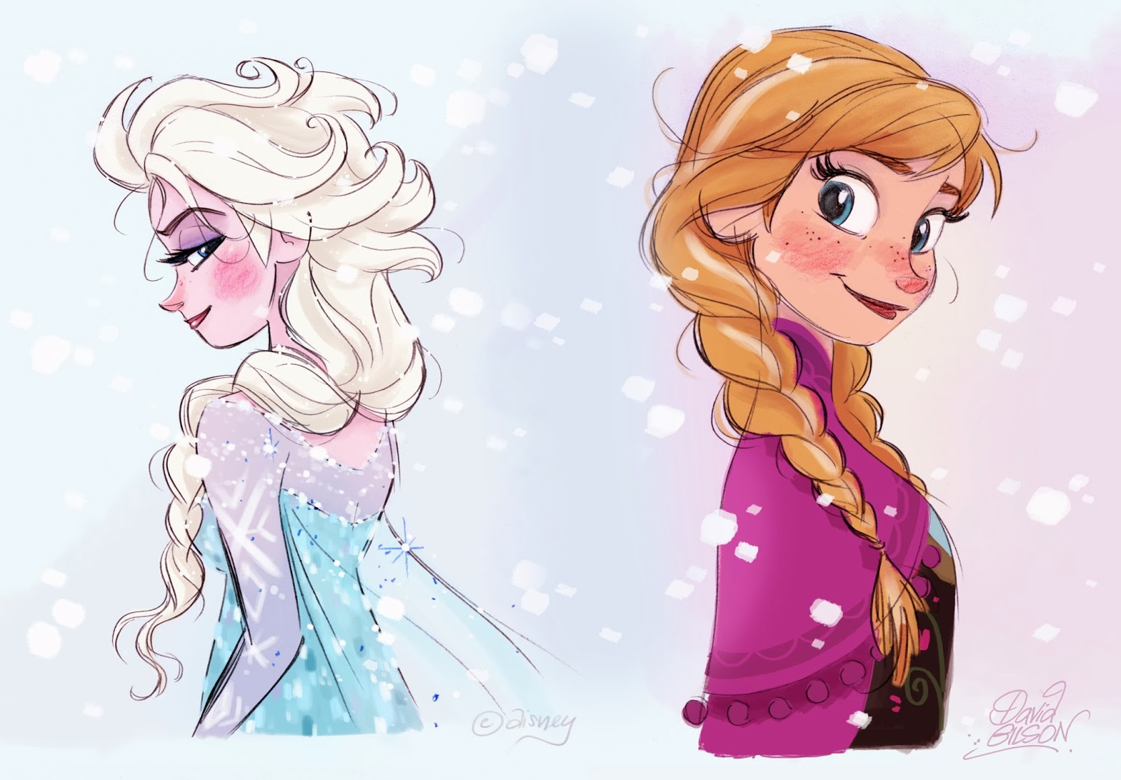 LA REINE DES NEIGES : Photos réalistes d'Elsa et Anna