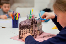 Nuit des Musées au Château des Ducs de Bretagne à Nantes, atelier arts plastiques enfants